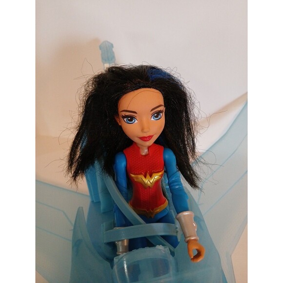 DC 12" Wonder Woman & 16"-20" Invisible Jet Plane Airplane Super Hero Girls 2016 - Picture 4 of 16